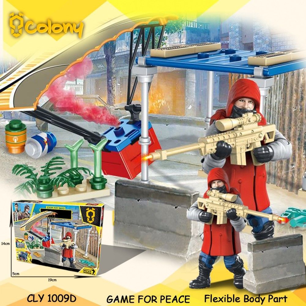 Blok BLock Balok Bricks Tumpuk Building Set Mainan Anak Hobi Koleksi Model Kit COLONY CLY1009D - 1