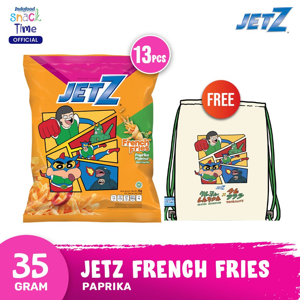 JetZ French Fries Paprika 35g FREE Merch Shinchan Tahilalats 1 - 1