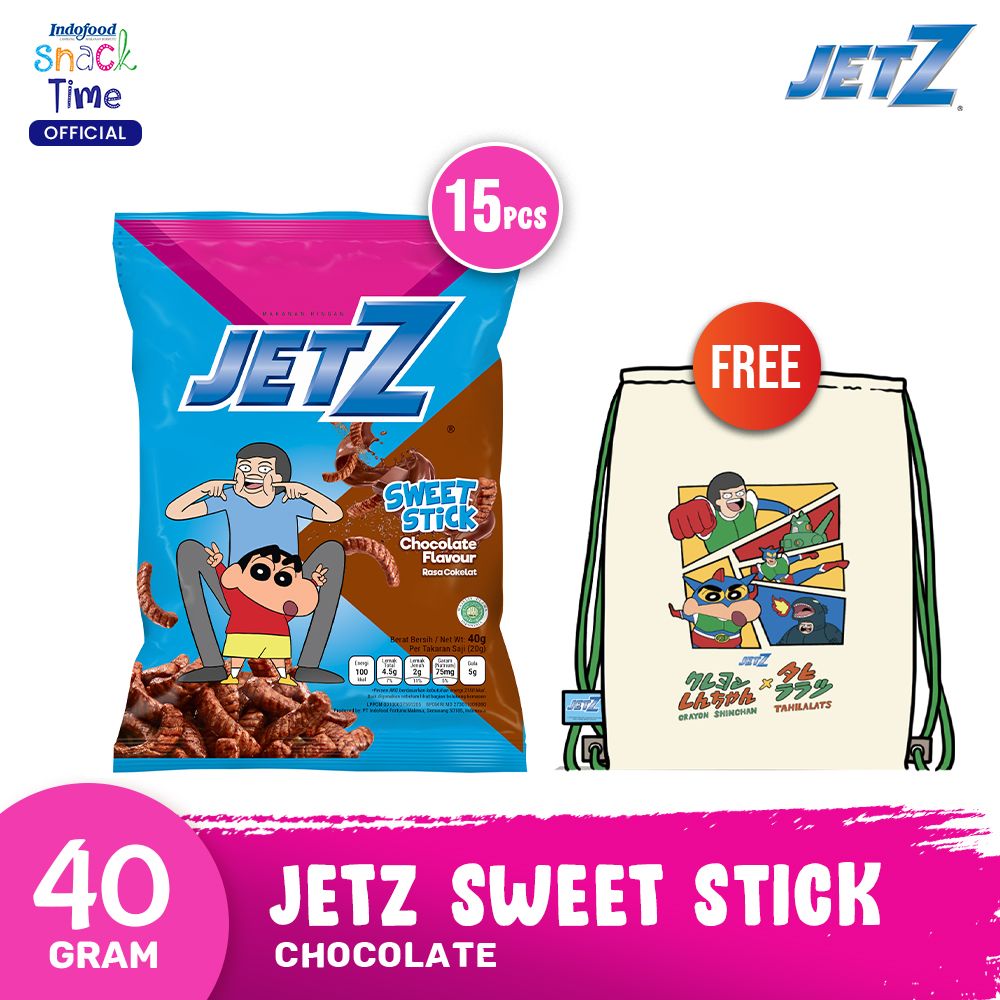 JetZ Sweet Stick Chocolate 40g FREE Merch Shinchan Tahilalats 1 - 1