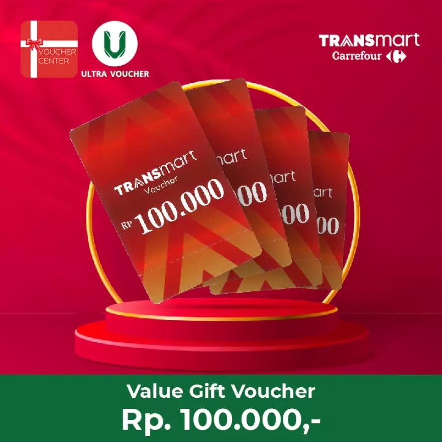 Ultra Voucher Carrefour Transmart Voucher Fisik Rp. 100.000 - 1