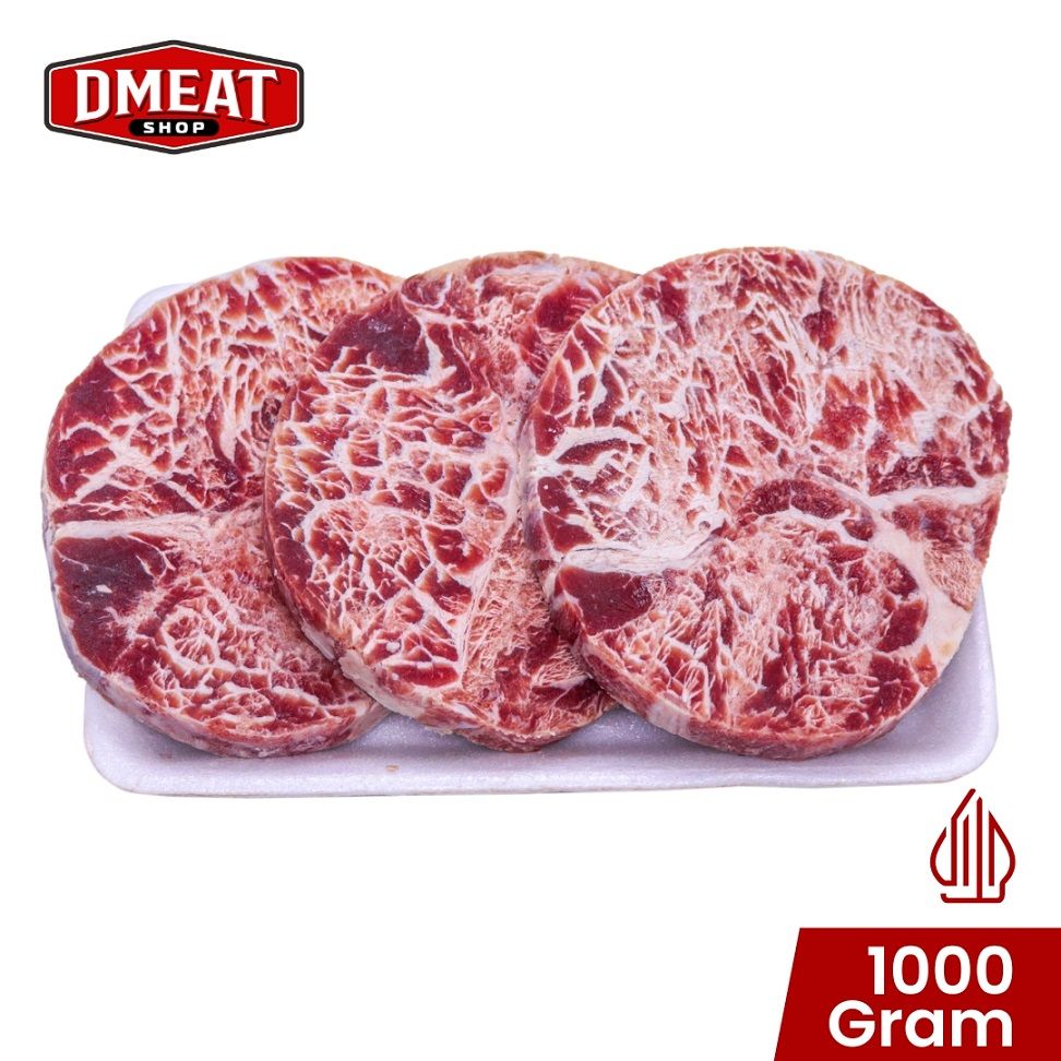 Daging Sapi Ribeye Cuberoll Steak Wagyu Meltique Australia Vacuum 1Kg - 1