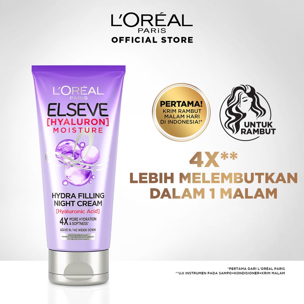 L'Oreal Paris Elseve Hyaluronic Night Cream 150mL - 1