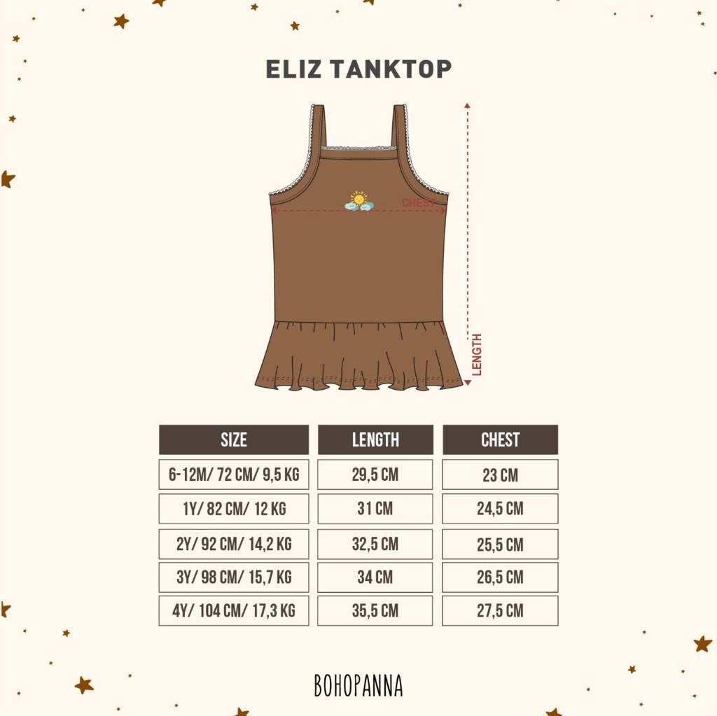 BOHOPANNA - ELIZE TANKTOP - LIMONGES 1Y -Atasan anak - 3