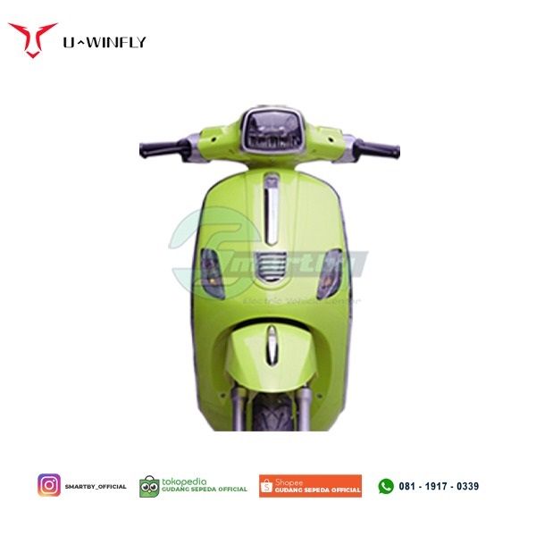 Sepeda Motor Listrik VSPA UWINFLY T3 Scooter Matic Bisa STNK On The Road Garansi - 3