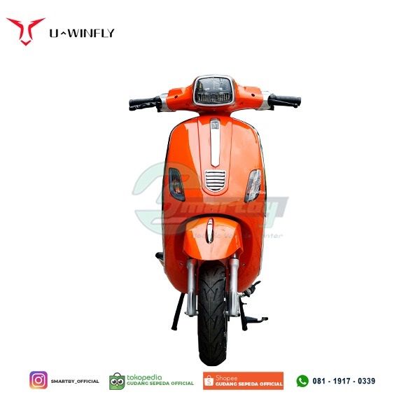 Sepeda Motor Listrik VSPA UWINFLY T3 Scooter Matic Bisa STNK On The Road Garansi - 4