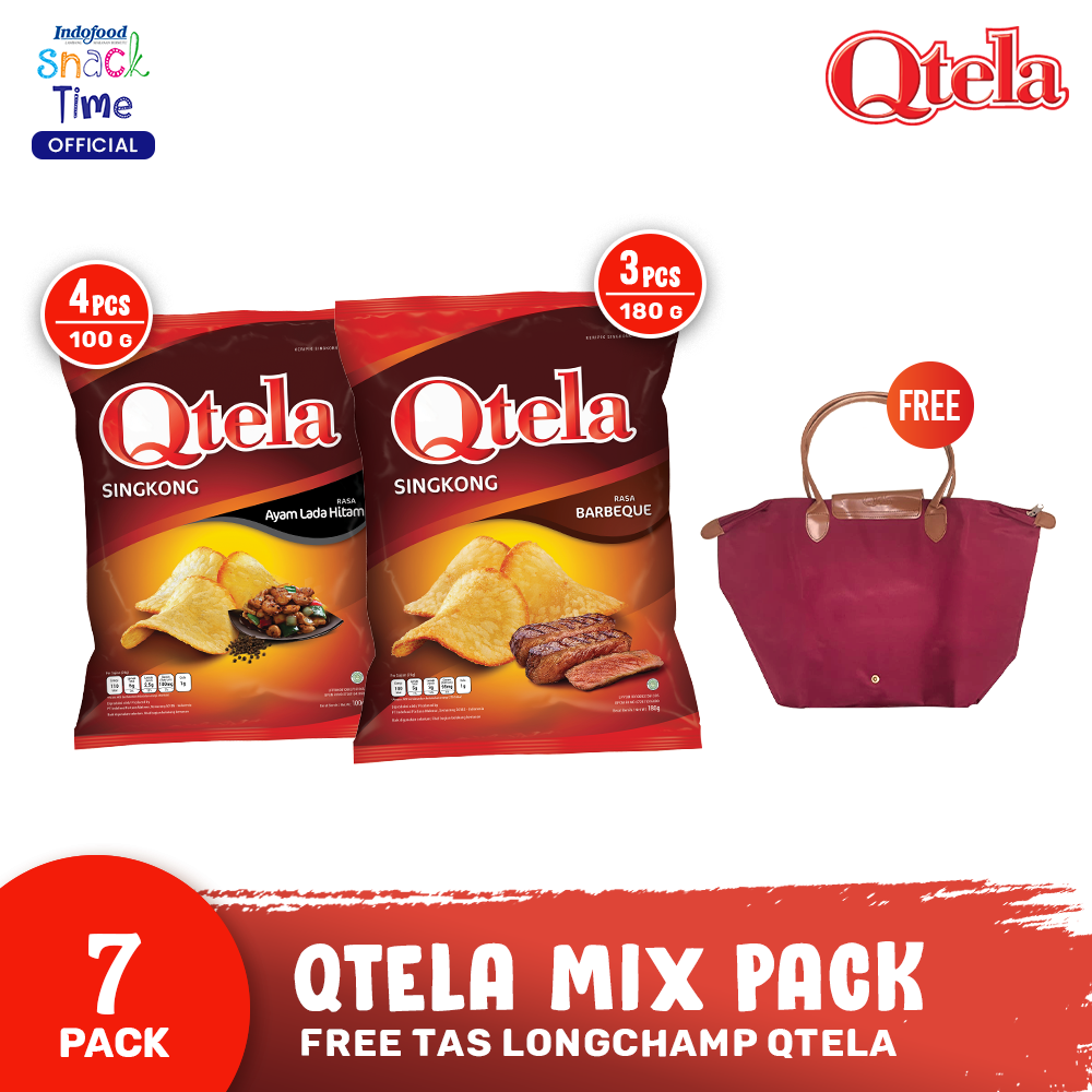 Qtela Mix Pack - Free Tas Longchamp Qtela - 1