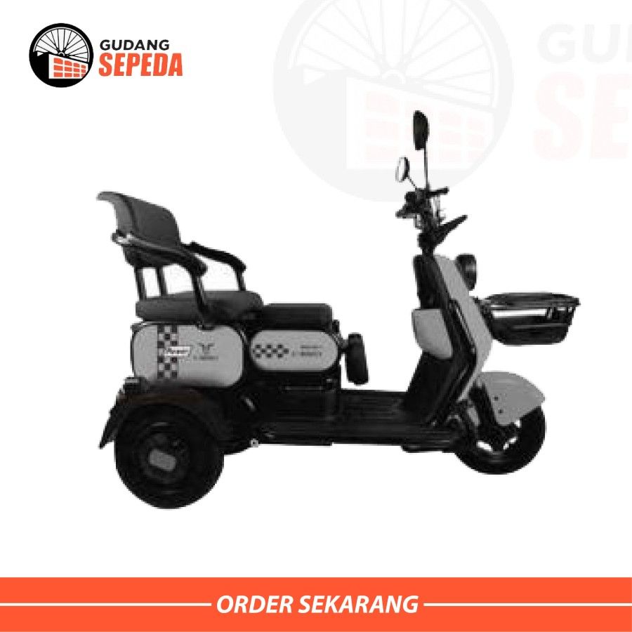 Sepeda Motor Listrik Maleo Uwinfly Roda Tiga By U-WINFLY Garansi SNI - 4