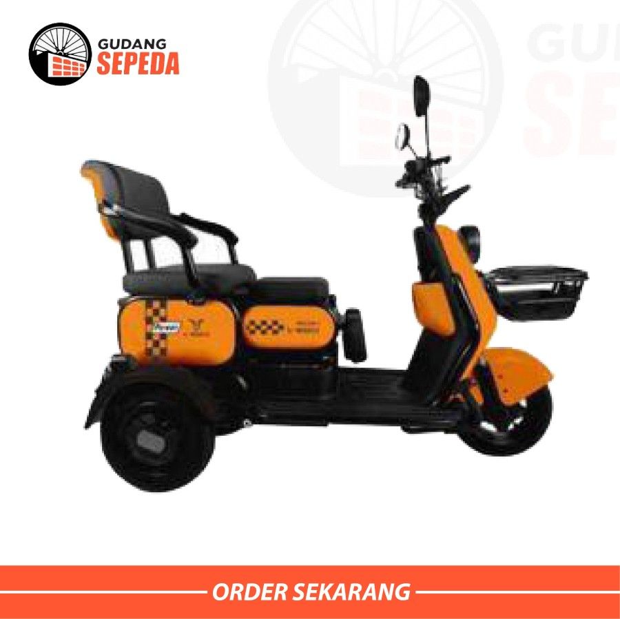 Sepeda Motor Listrik Maleo Uwinfly Roda Tiga By U-WINFLY Garansi SNI - 3