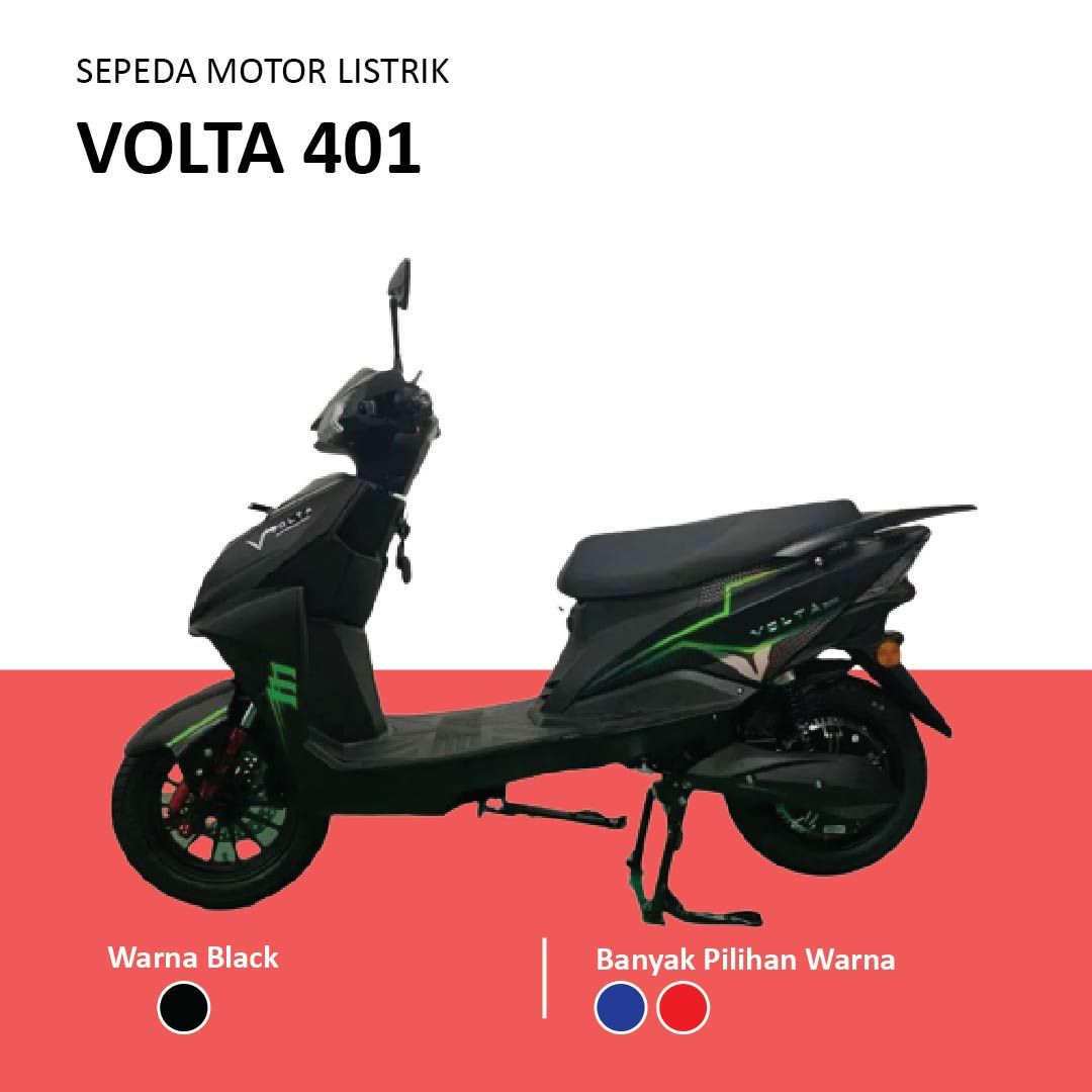 Sepeda Motor Listrik Volta 401 Ban Tubeless On The Road SNI - 1