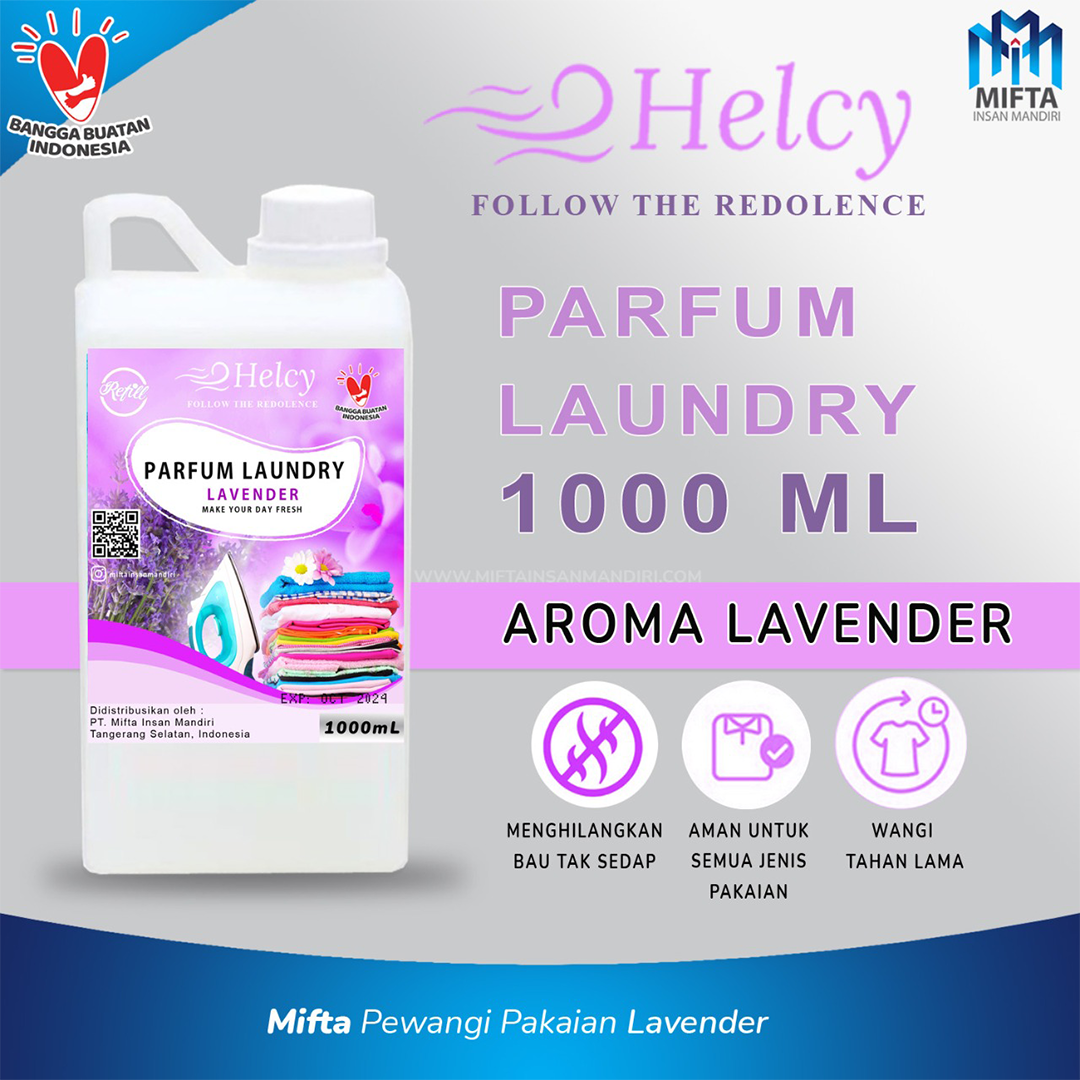 Helcy Parfum Laundry Pewangi Pakaian 1 Liter - 5