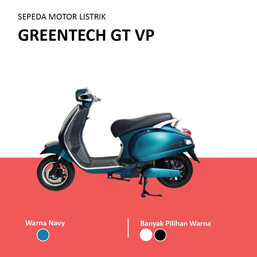 Sepeda Motor Listrik GT VP GreenTech Electric Motorbike Garansi - 1