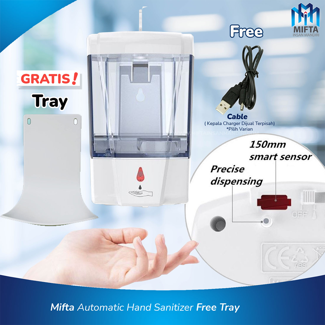 Automatic Dispenser Handsanitizer & Sabun Otomatis Include Tray / Automatic Dispenser Khusus Anak - 2