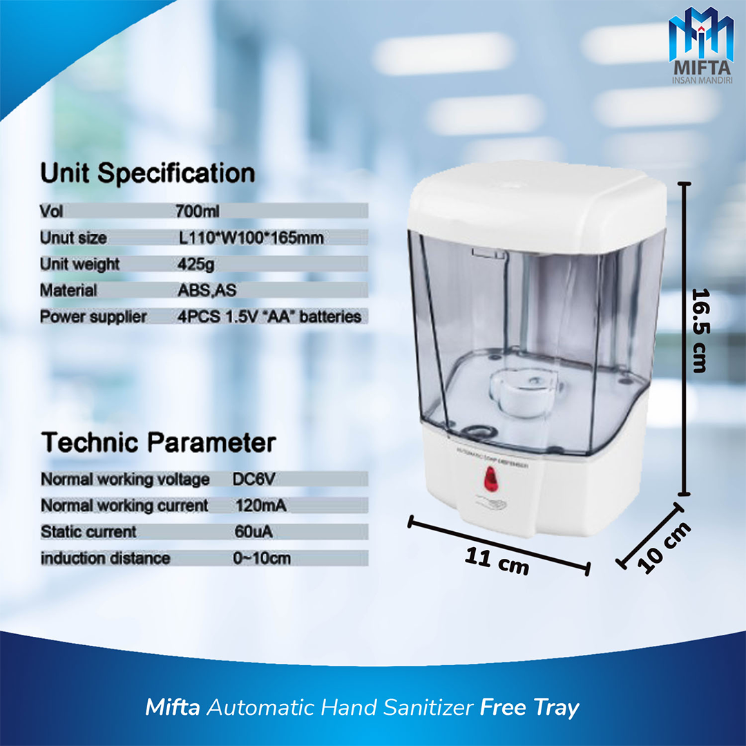 Automatic Dispenser Handsanitizer & Sabun Otomatis Include Tray / Automatic Dispenser Khusus Anak - 3