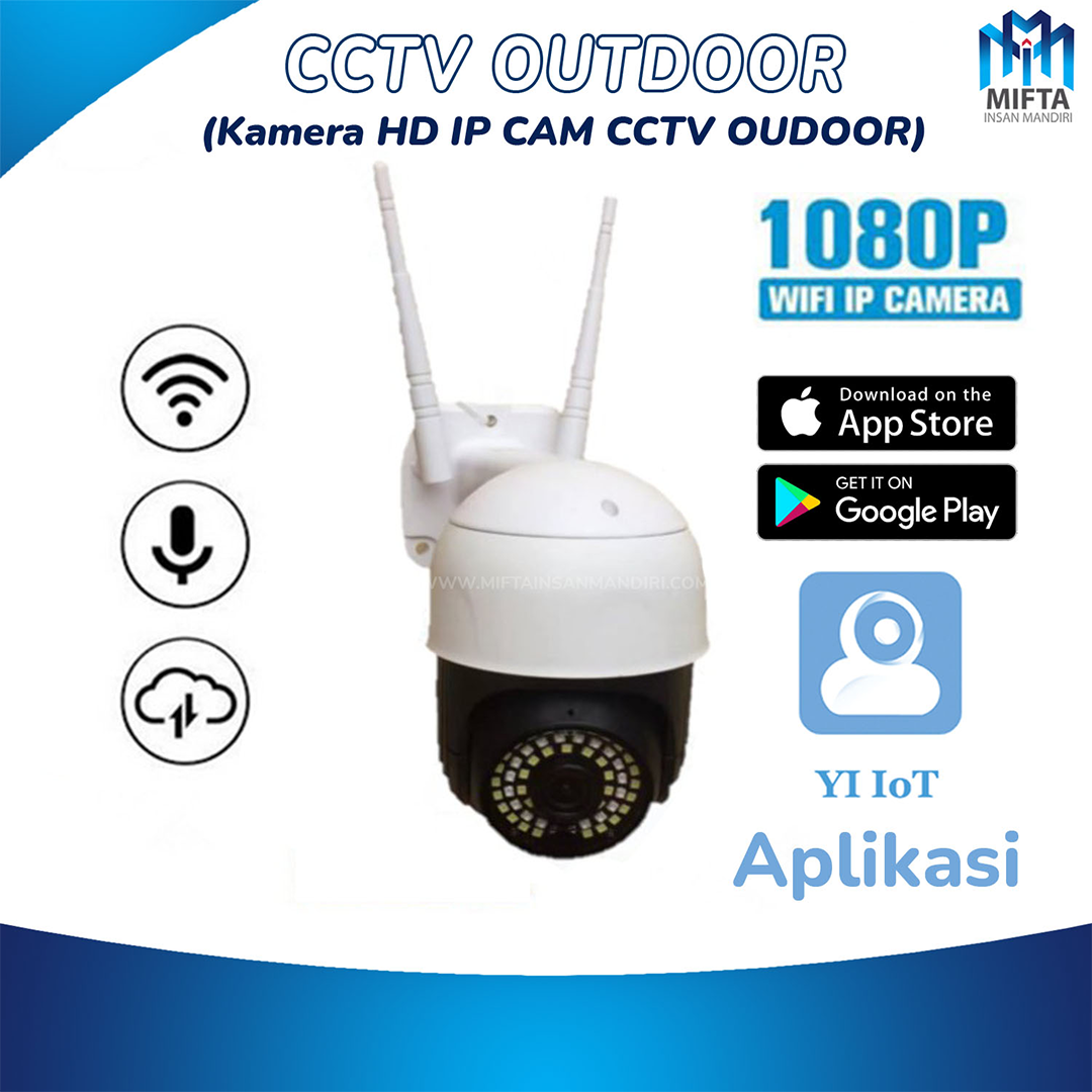 CCTV OUTDOOR HD / HD IP CAMERA CCTV WIFI OUTDOOR - 1