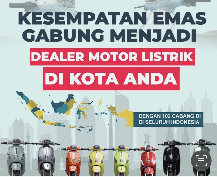 Sepeda Motor Listrik T3 S Vespa UWINFLY 1200 watt Off The Road - 3