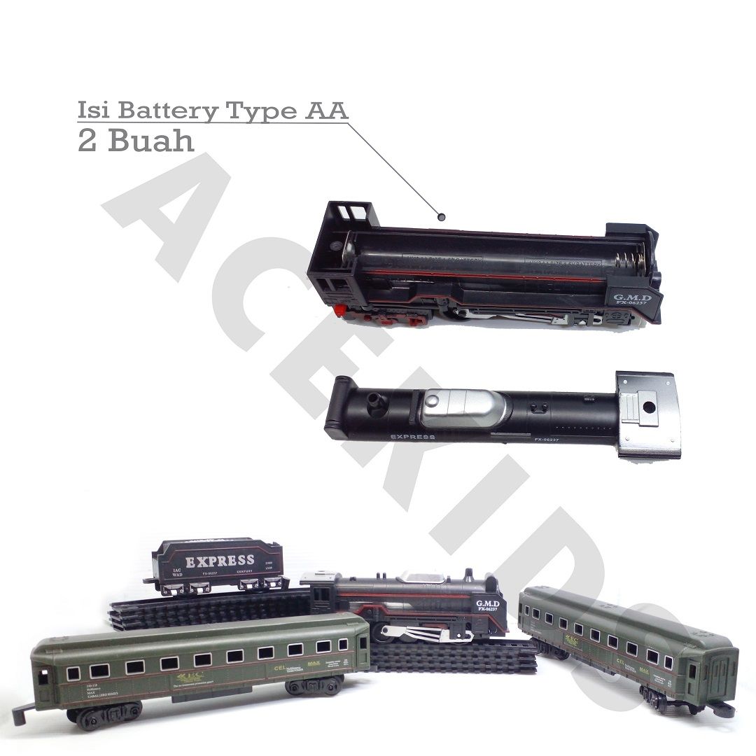 Mainan Anak Kereta Api Elektrik Rail King Train Track Murah Original - 8239-2 - 4