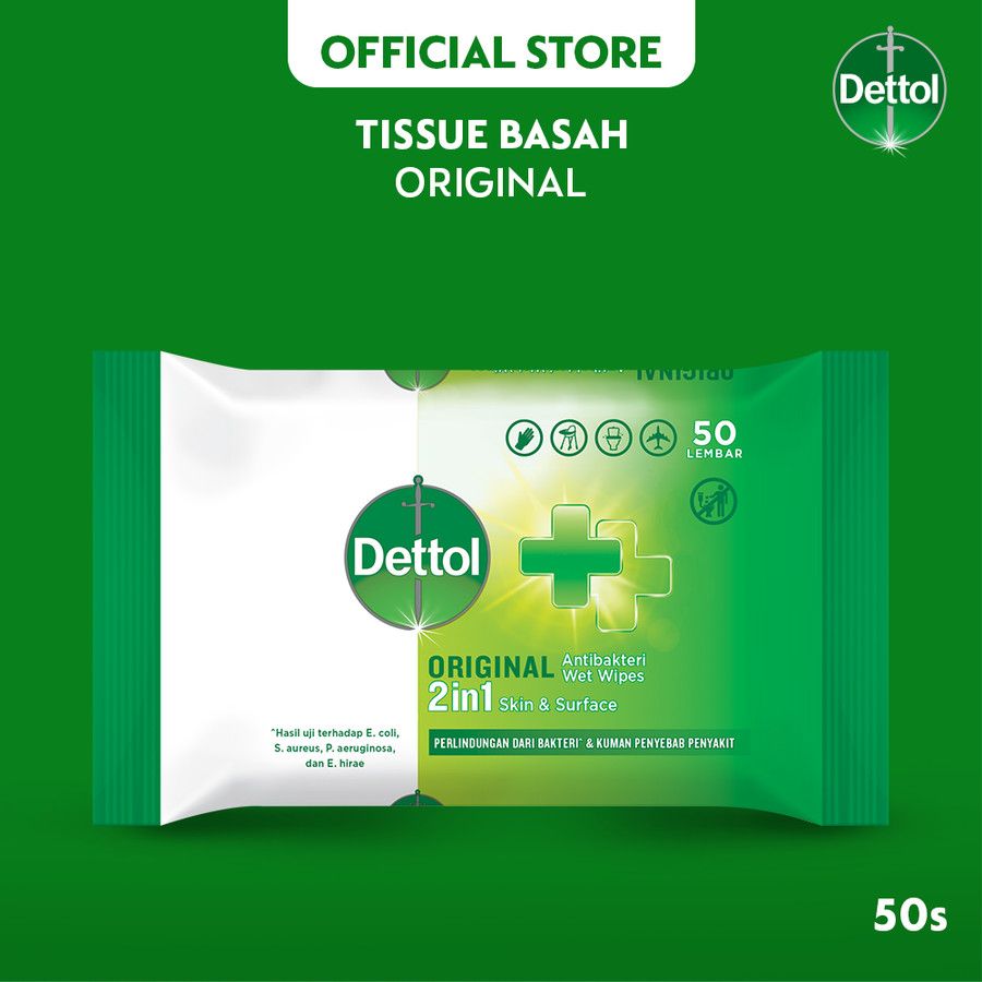 Free Dettol Wipes Original 50s - 1