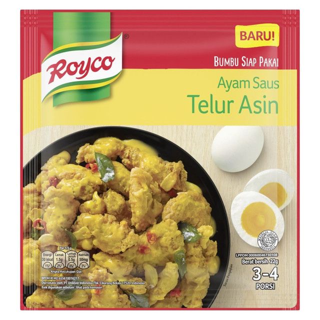 Royco Bumbu Siap Pakai Ayam Saus Telur Asin 22G isi 3 - 2