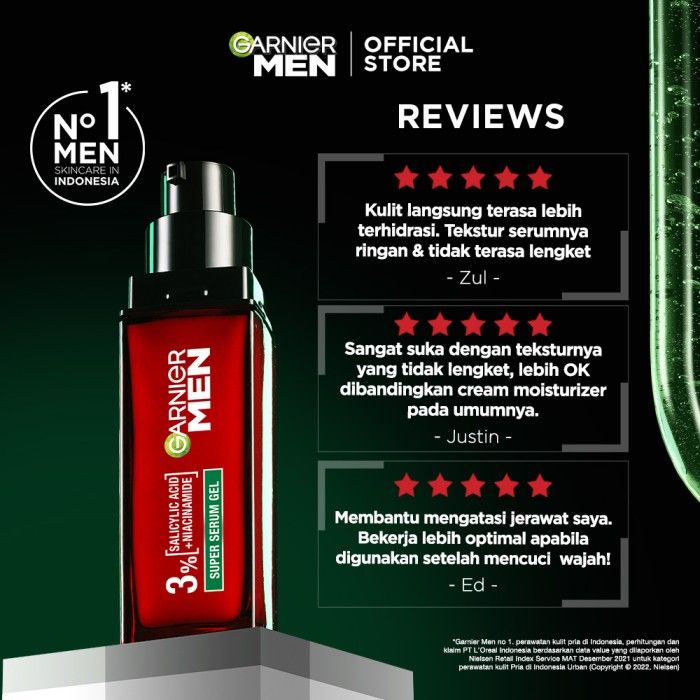 Garnier Men Acno Fight Super Serum Gel 30ml - 4