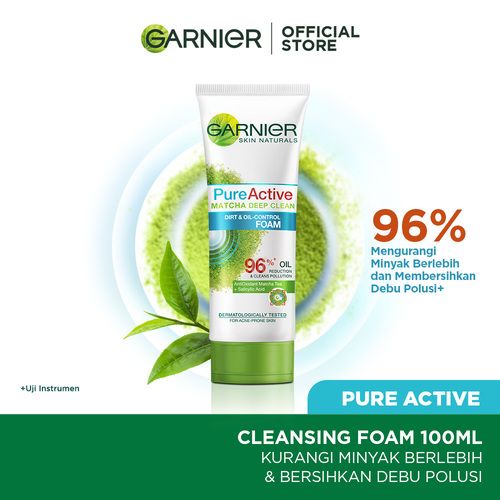 Garnier Pure Active Matcha Foam 100ml - 1