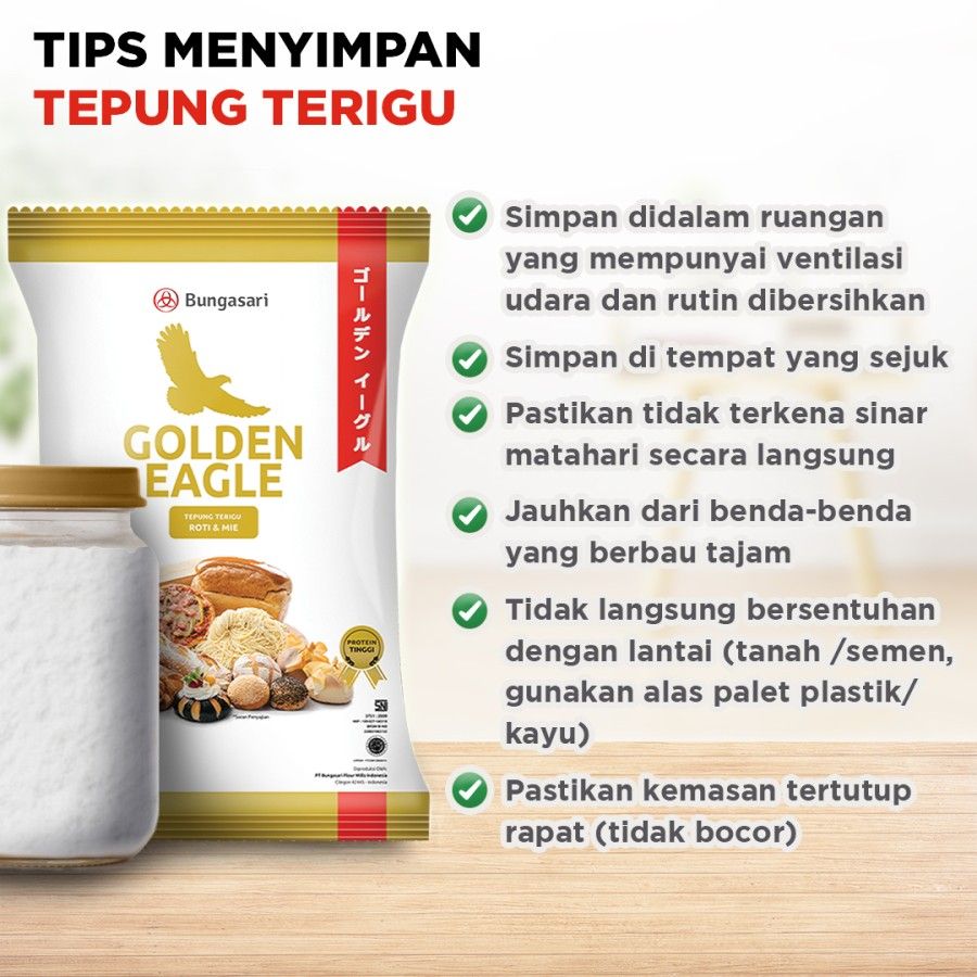 GOLDEN EAGLE Tepung Terigu 1 kg - 5