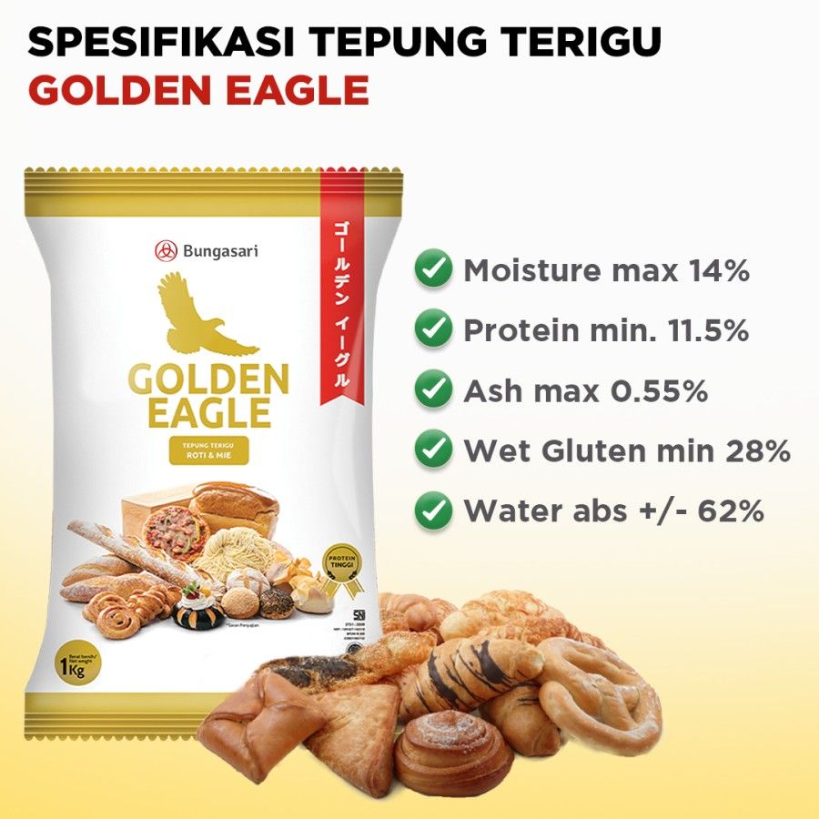 GOLDEN EAGLE Tepung Terigu 1 kg - 2