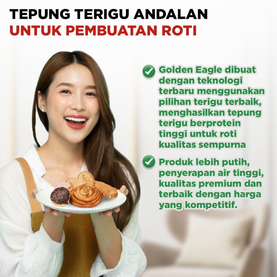 GOLDEN EAGLE Tepung Terigu 1 kg - 3