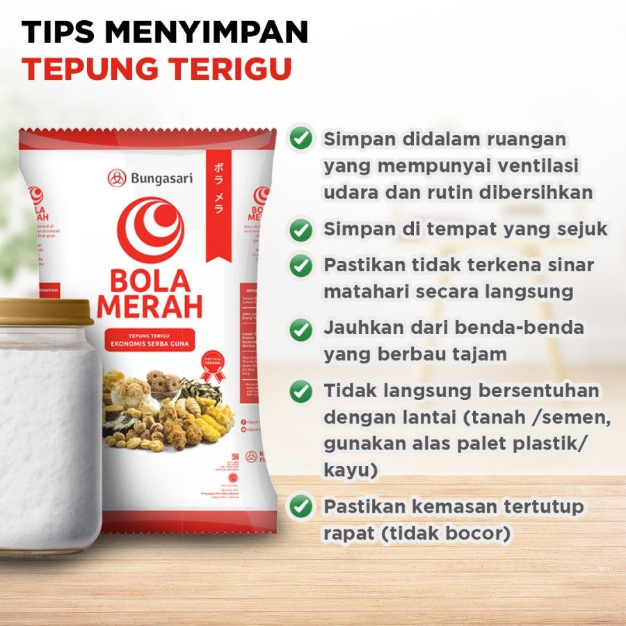 BOLA MERAH Tepung Terigu 1 kg - 5