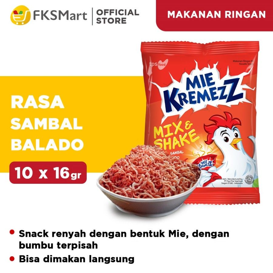 Mie Kremezz Sambal Balado 10 pcs - 1