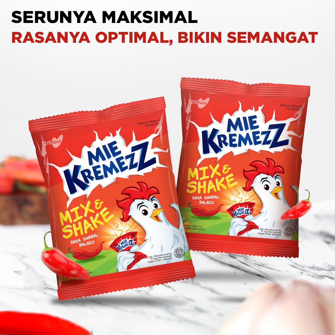 Mie Kremezz Sambal Balado 10 pcs - 5