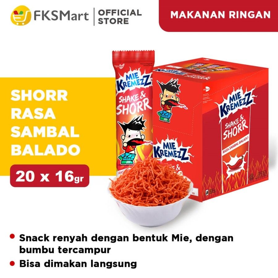 Mie Kremezz Shorr Box - Sambal Balado - 1