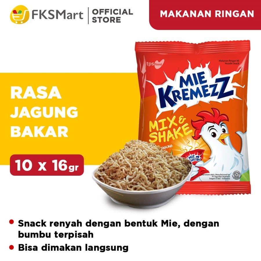 Mie Kremezz Jagung Bakar 10 pcs - 1