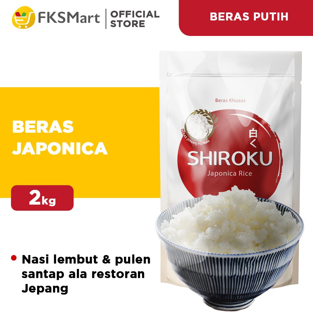 Shiroku Beras Japonica 2 Kg - 1