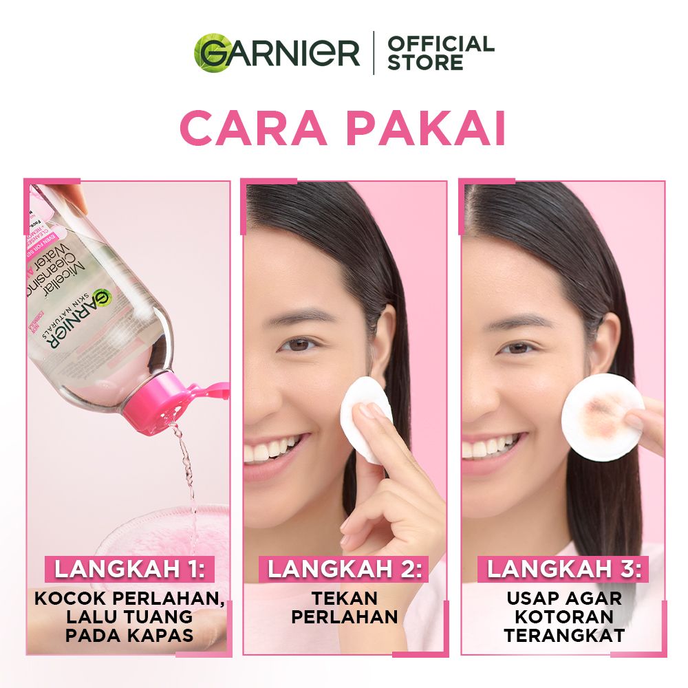 Garnier Micellar Water Pink 125ml Twinpack - 5