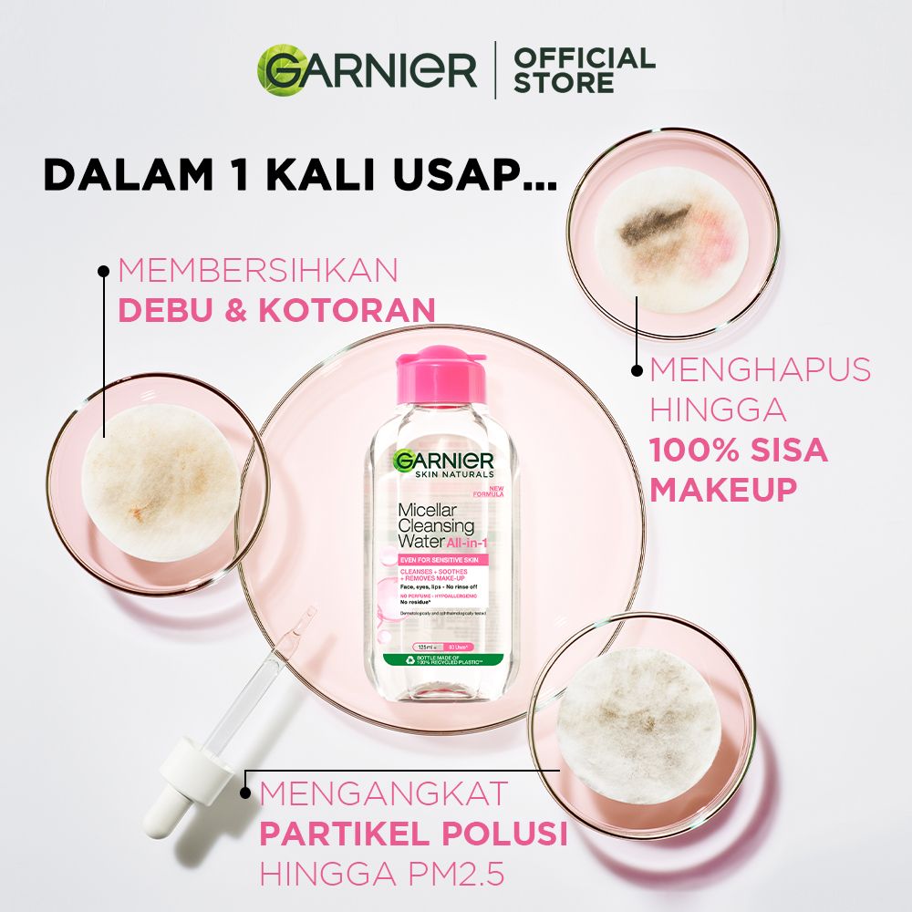 Garnier Micellar Water Pink 125ml Twinpack - 4