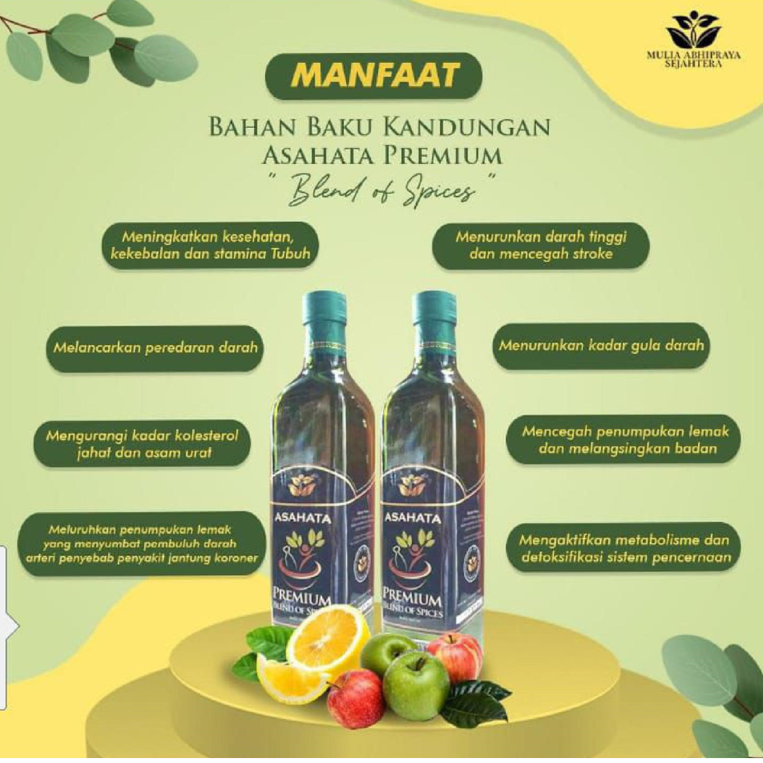 Jus Asahata Herbal Minuman Obat Pengencer Darah Kental Penyakit Jantung Badan Terbaik - 3