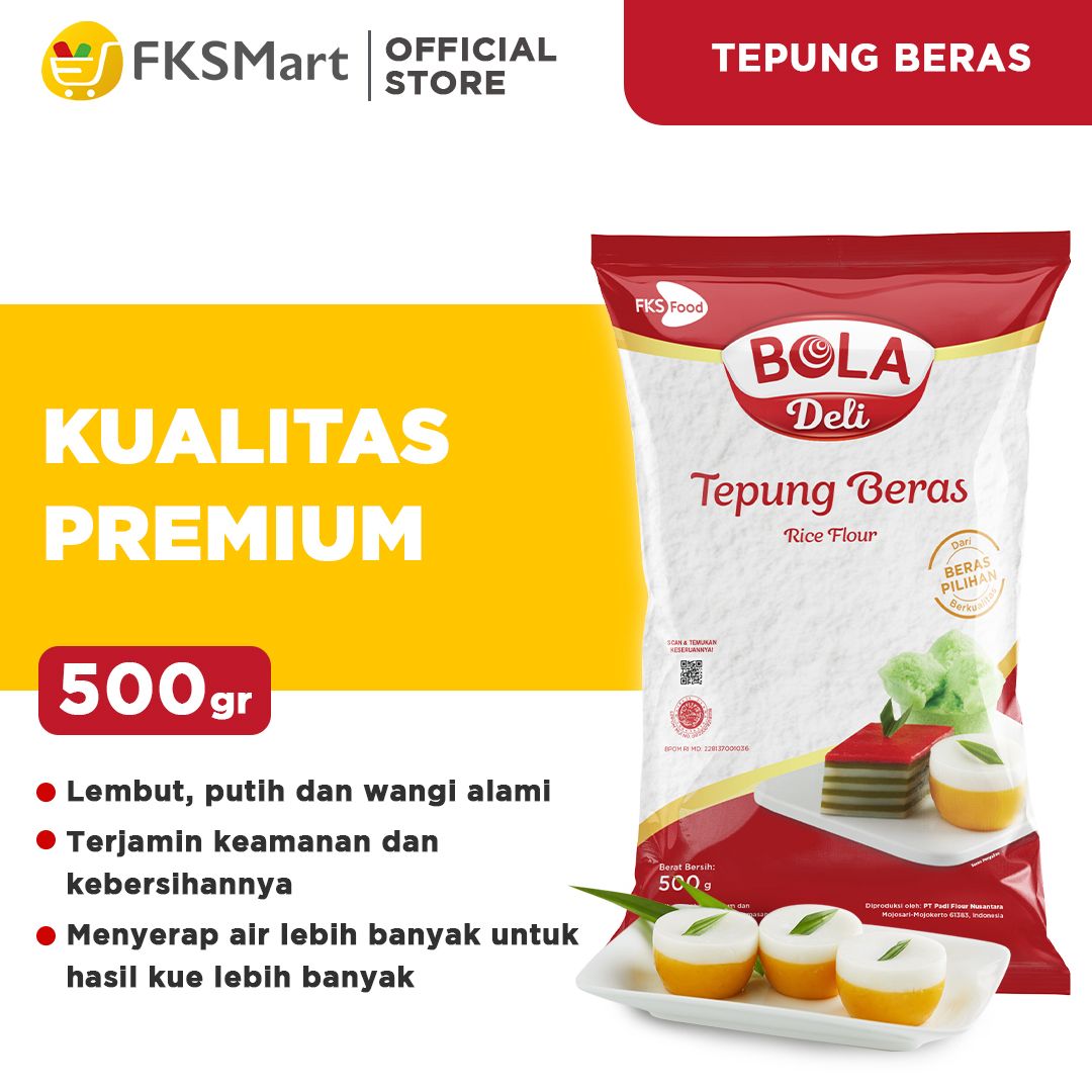 BOLA Deli Tepung Beras 500 gr - 1