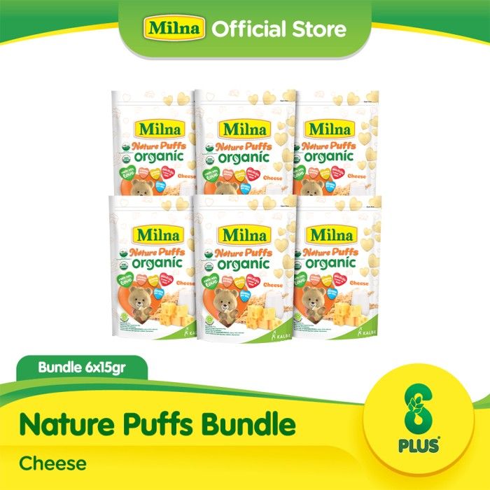 Bundle 6 Milna Puffs Organic Cheese - 1