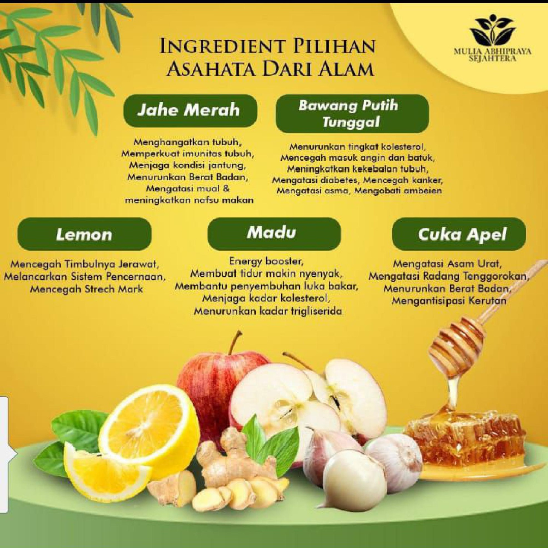 Sirup Asahata Premium Minuman Herbal Ramuan Tradisional Berkhasiat Tinggi Terbaik Alami - 4