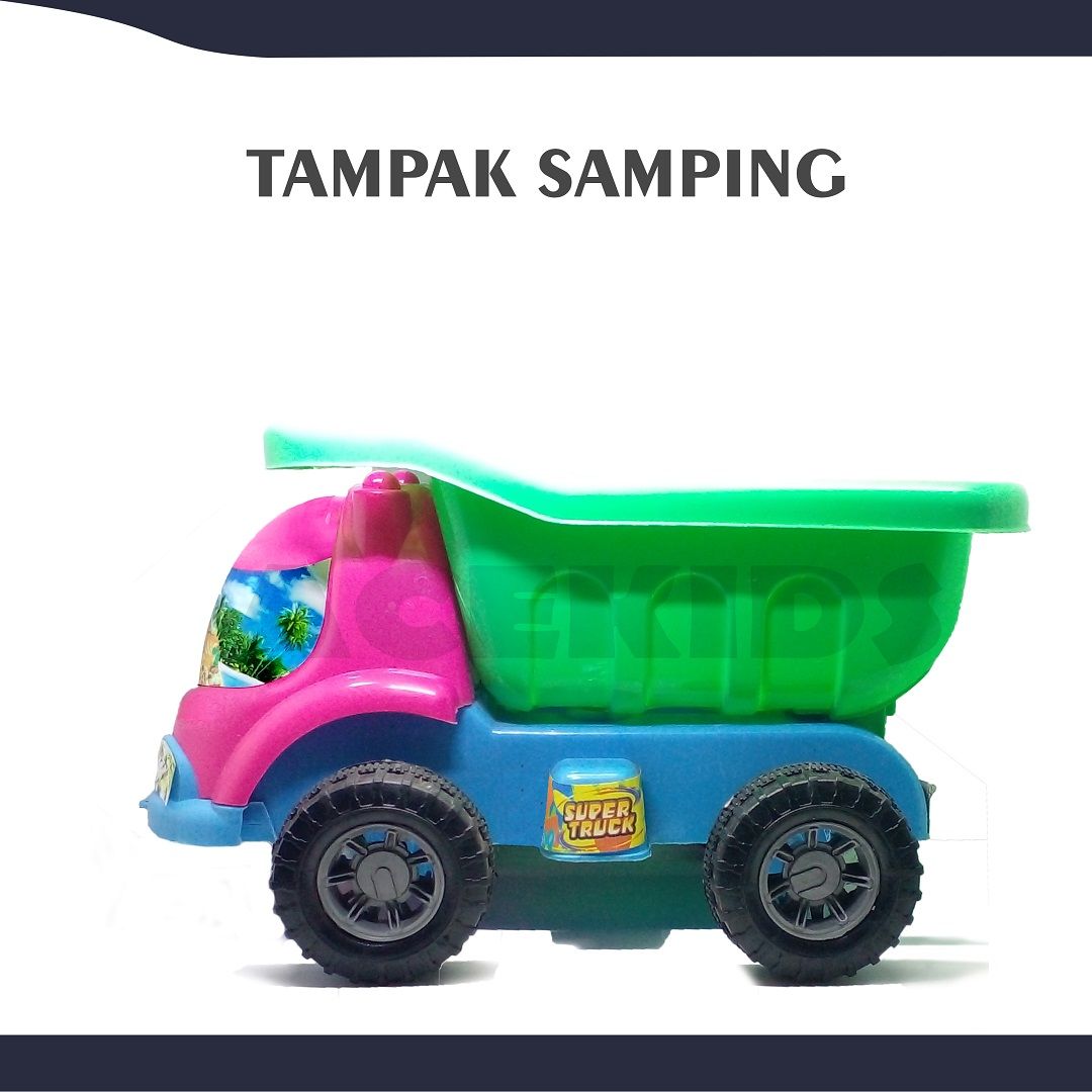 Acekids Mainan Pantai Truk Pasir atau Dump Truck Murah Original- P-03 - 2