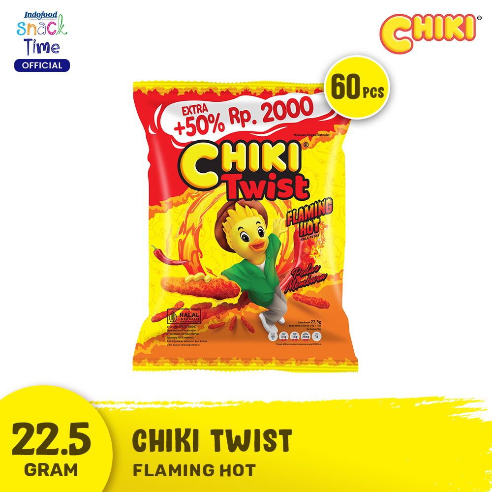 Chiki Twist Flaming Hot 22.5 Gr - 60 Pcs - 1