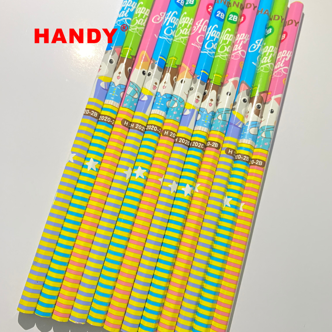 PENSIL HANDY 2020 - 2B Isi 12 PCS Pencil Sketch Gambar Writing Drawing - 5