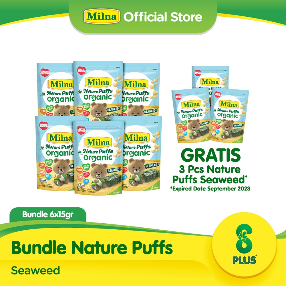 Buy 6 Get 3 Milna Puffs Seaweed - 1