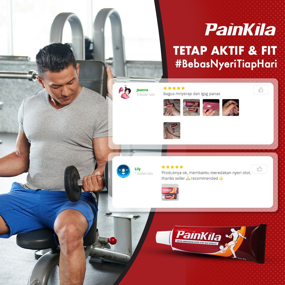 Painkila Cream - 30gr Pereda Nyeri dan Pegal Linu - 5