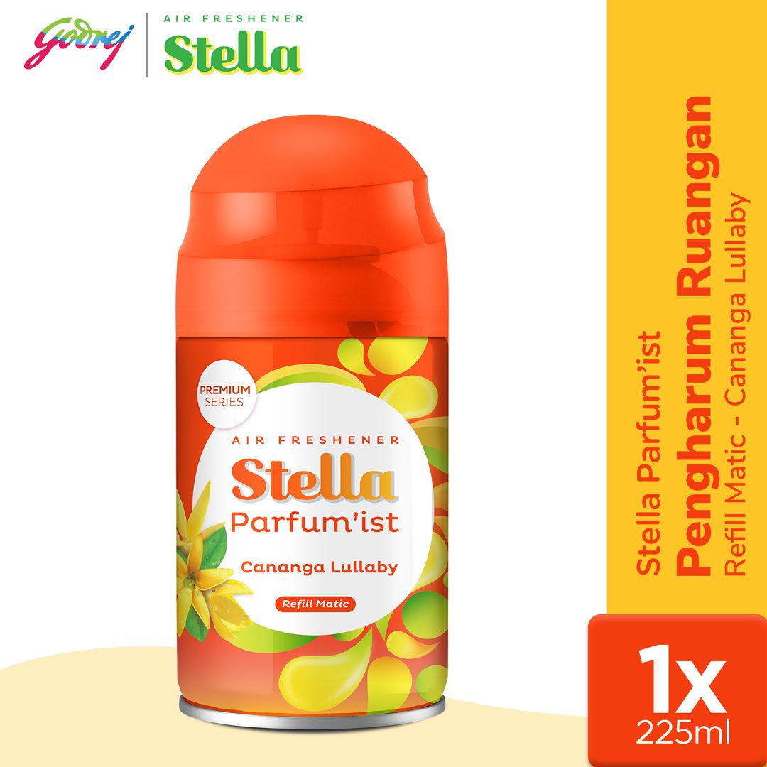 Stella Matic Parfumist Cananga Lullaby Refill 225ml - Pengharum Ruangan Otomatis - 1