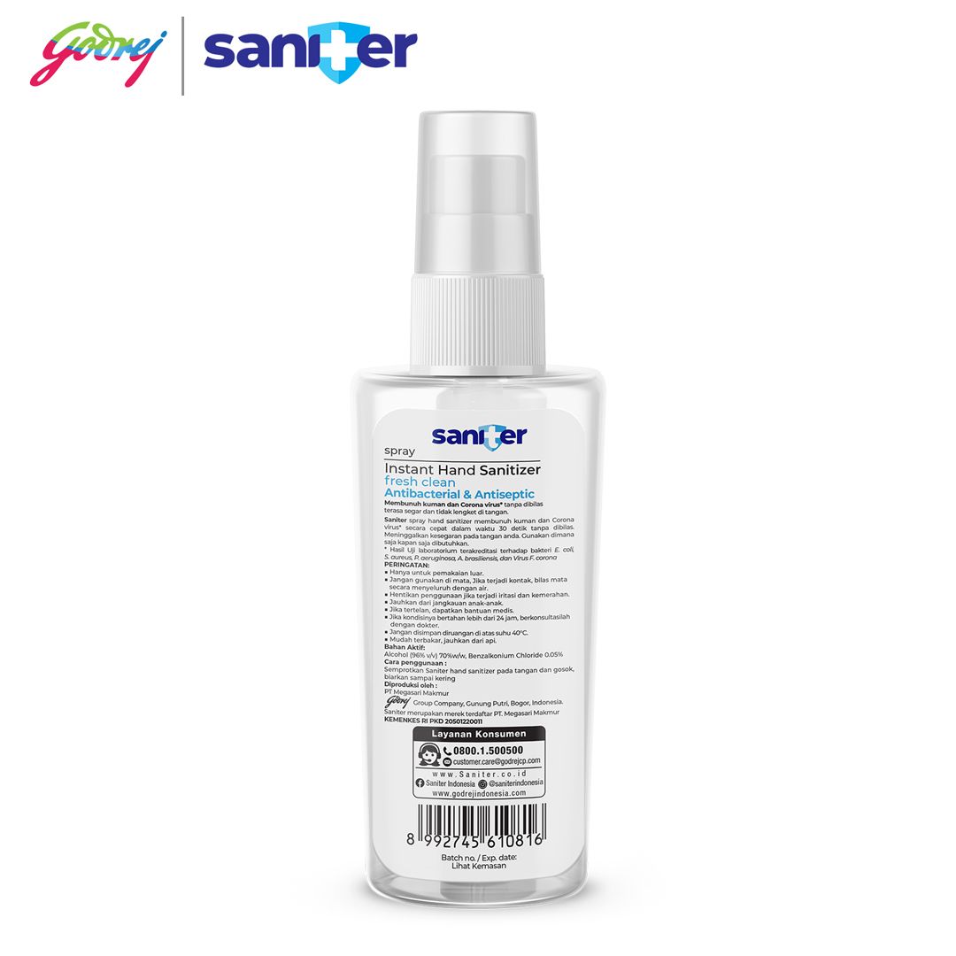 Saniter Hand Spray Sweet Berry 60ml - 3