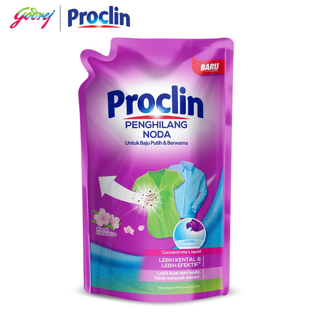 Proclin Penghilang Noda Pouch 400ml - Penghilang Noda Pakaian - 2