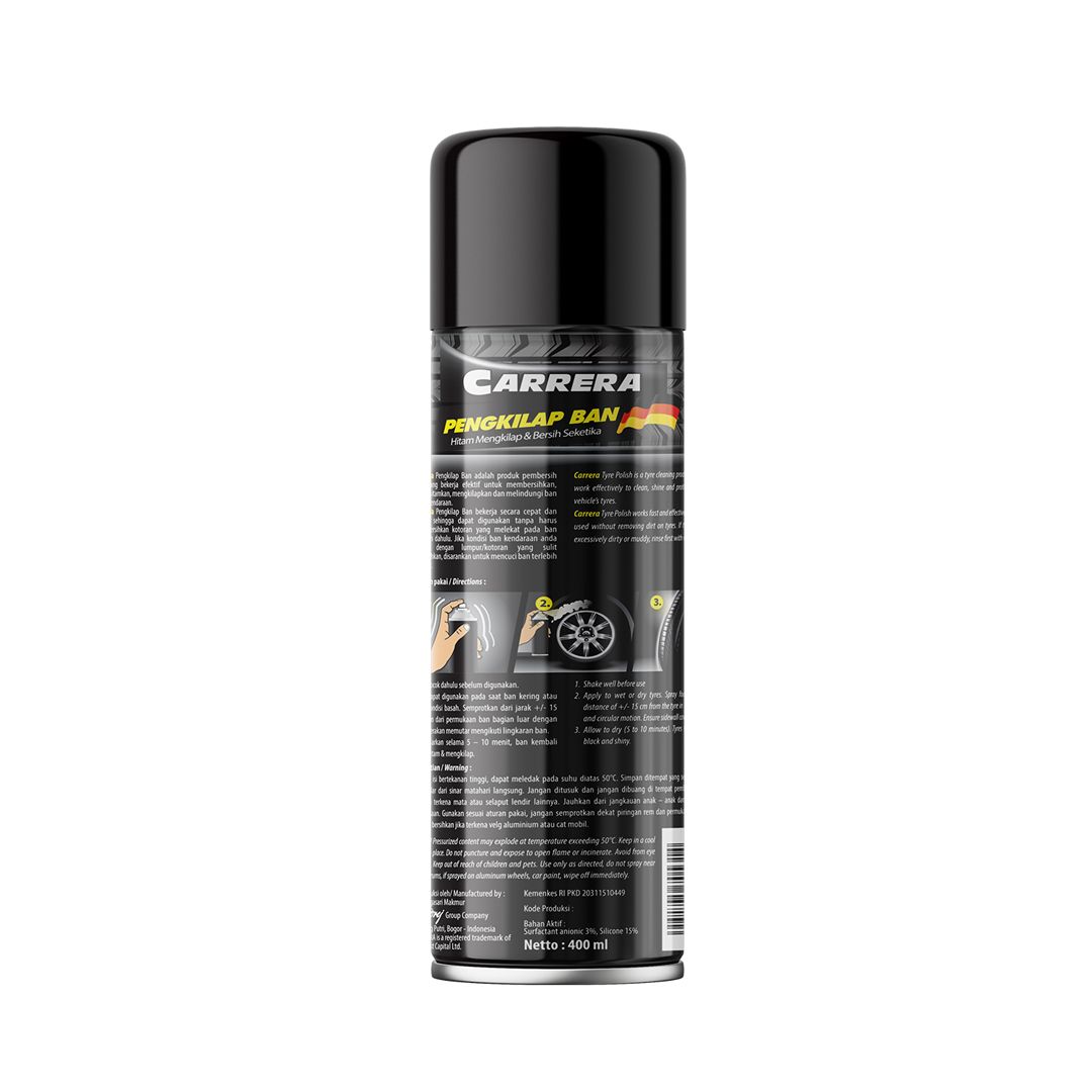 Carrera Pengilap Ban Foam 400ml - Pengkilap Ban - 3