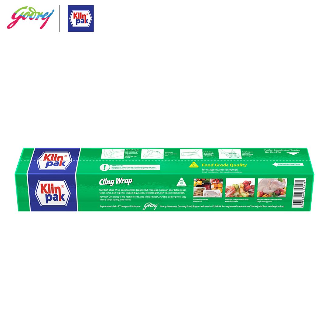 Klinpak Cling Wrap Jumbo 37mX38cm - Pembungkus Makanan - 3