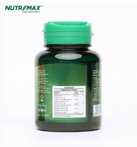 Nutrimax Diagard untuk Gula Darah Diabetes Kencing Manis Insulin Pankreas Antioksidan Anti Mikroba - 2